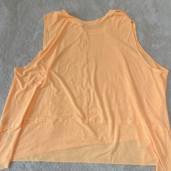 NWOT Free People FP Movement Tempo Tank Top Women Size Large Loose Flowy Orange - Picture 6 of 6